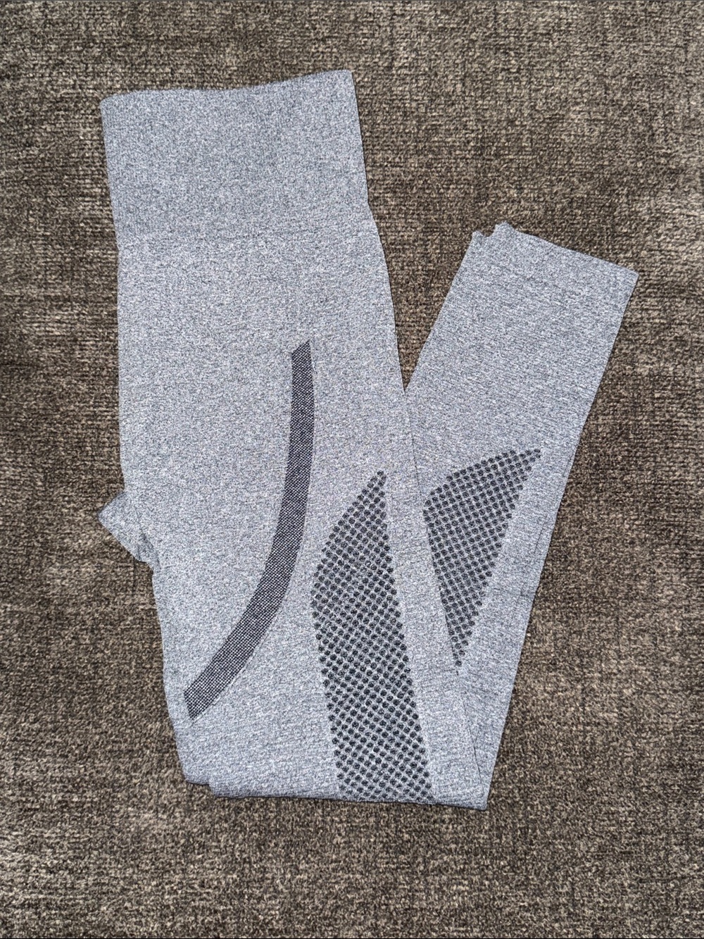 No Boundaries Color Block Leggings in Gray Size Medium